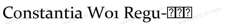 Constantia W01 Regu字体转换 Constantia W01 Regu字体转换